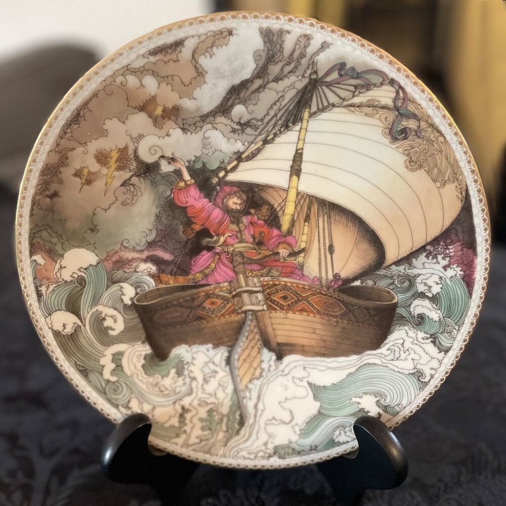 Haviland Limoges France "Sinbad Le Marin" Authentic Porcelain Collection Plate
